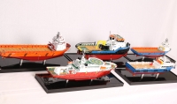 customized model of five 40cm ship models